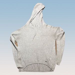 Abercrombie Lightweight Knit Grey Hoodie
